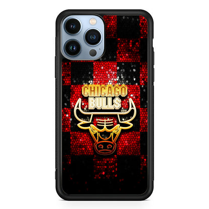 Chicago Bulls Glitter 2D Rubber Phone Case