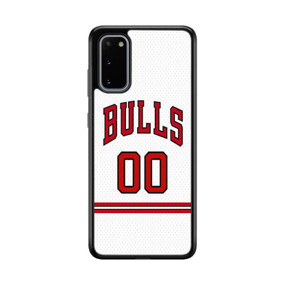 Chicago Bulls Red Line Jersey Samsung Galaxy S20 Case-Oxvistore