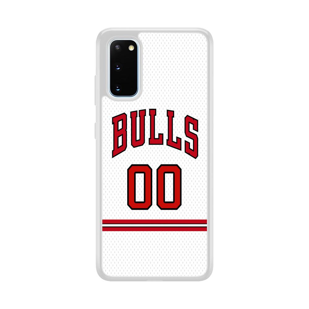 Chicago Bulls Red Line Jersey Samsung Galaxy S20 Case-Oxvistore