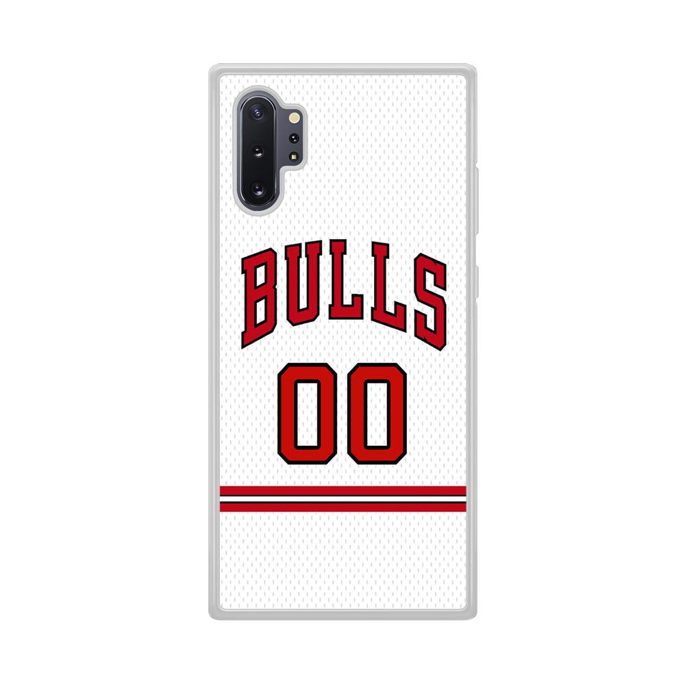 Chicago Bulls Red Line Jersey Samsung Galaxy Note 10 Plus Case-Oxvistore