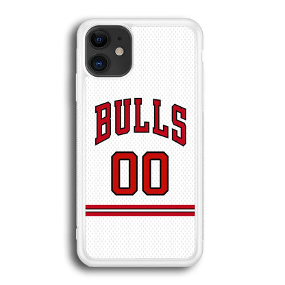 Chicago Bulls Red Line Jersey iPhone 12 Case-Oxvistore