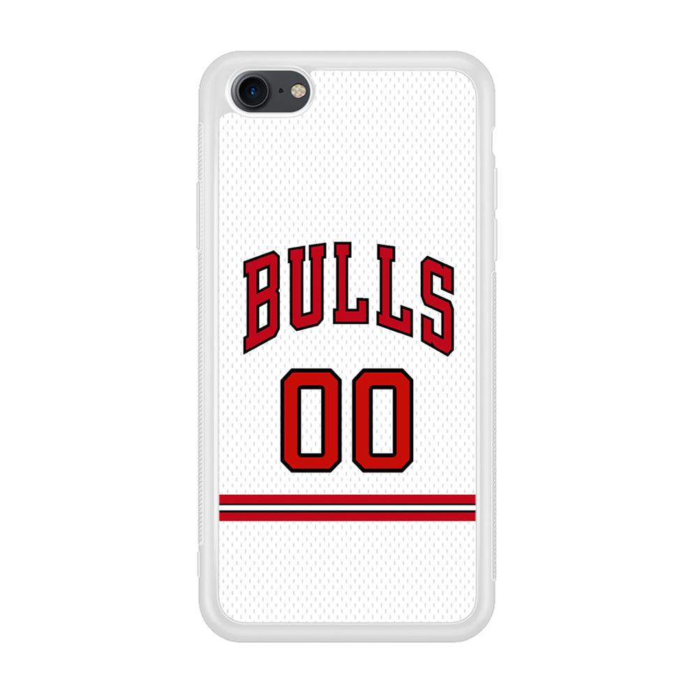 Chicago Bulls Red Line Jersey iPhone 8 Case-Oxvistore