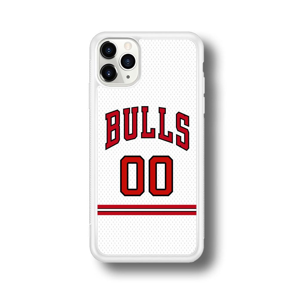 Chicago Bulls Red Line Jersey iPhone 11 Pro Case-Oxvistore