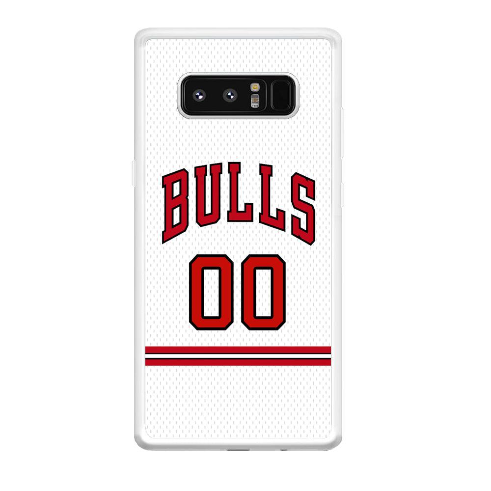 Chicago Bulls Red Line Jersey Samsung Galaxy Note 8 Case-Oxvistore