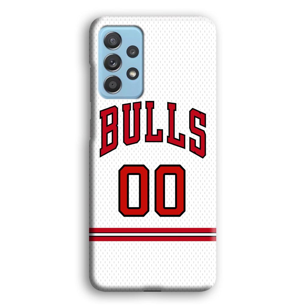 Chicago Bulls Red Line Jersey Samsung Galaxy A72 Case-Oxvistore