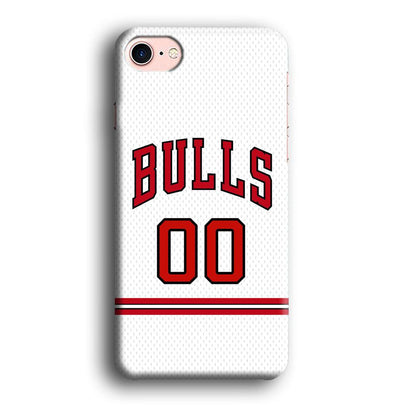 Chicago Bulls Red Line Jersey iPhone 8 Case-Oxvistore