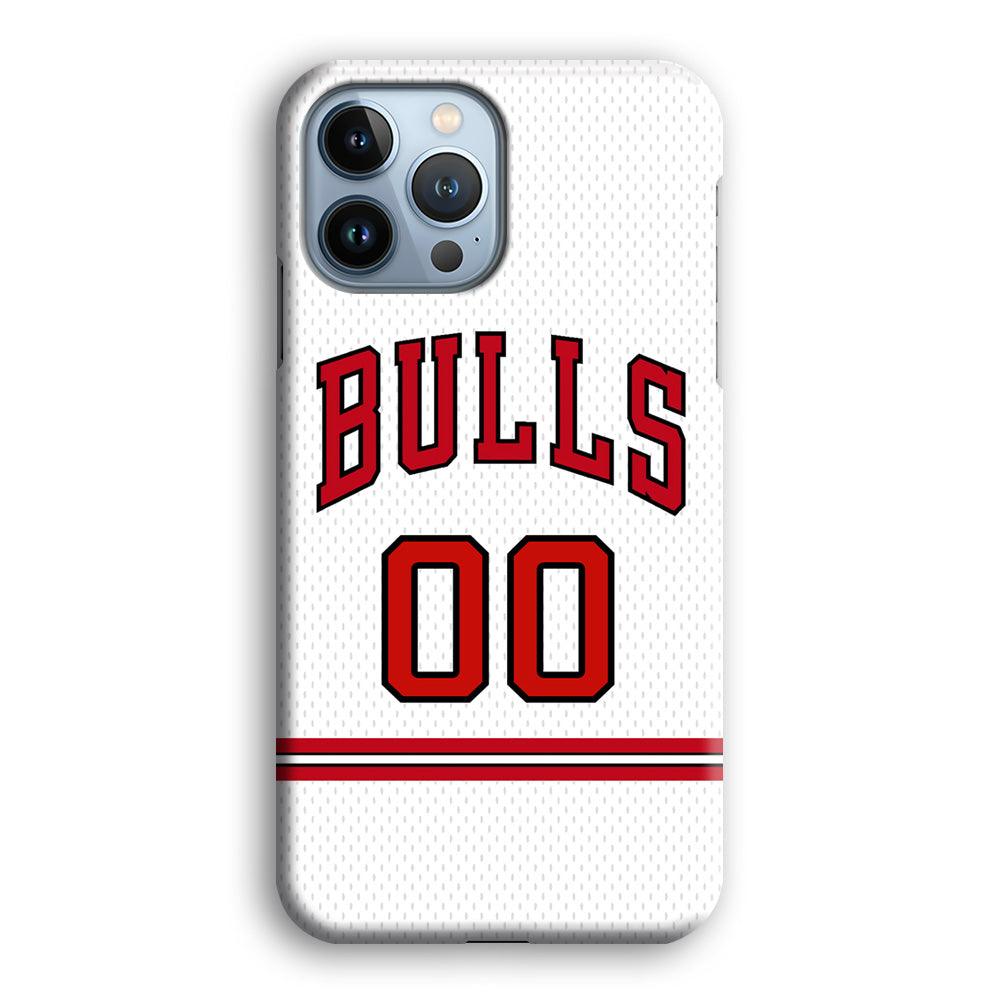 Chicago Bulls Red Line Jersey iPhone 13 Pro Case-Oxvistore