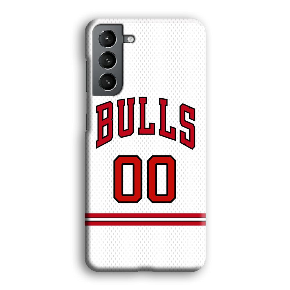 Chicago Bulls Red Line Jersey Samsung Galaxy S21 Plus Case-Oxvistore