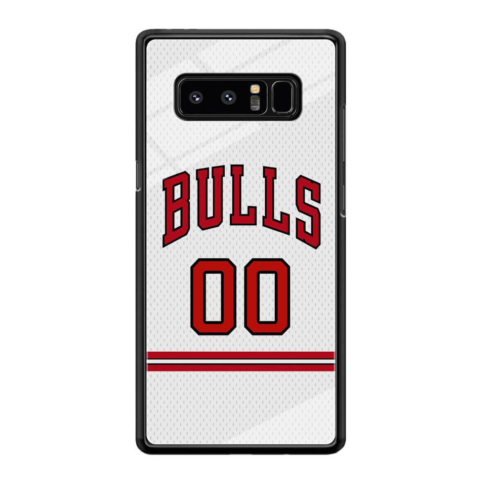 Chicago Bulls Red Line Jersey Samsung Galaxy Note 8 Case-Oxvistore