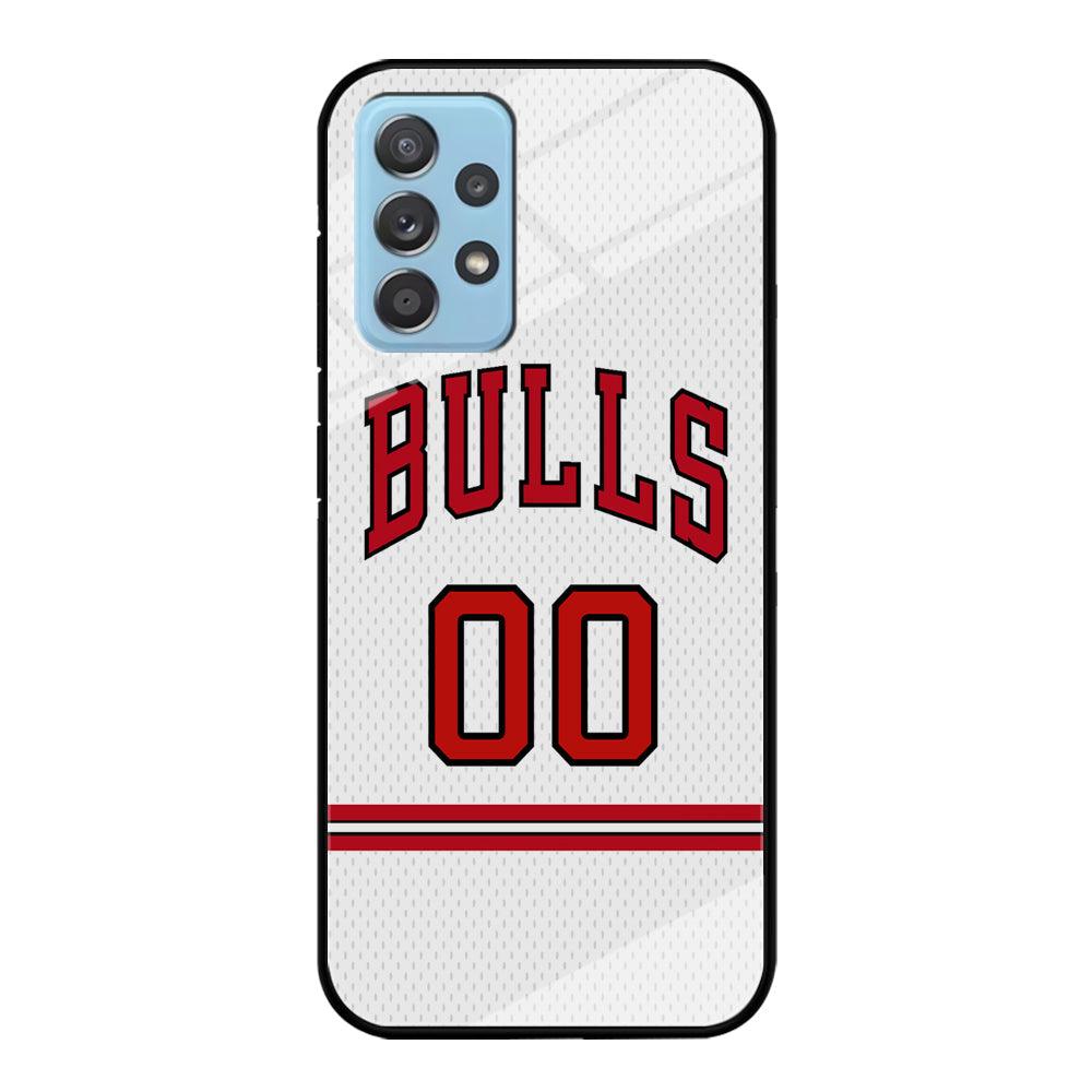 Chicago Bulls Red Line Jersey Samsung Galaxy A52 Case-Oxvistore