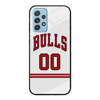 Chicago Bulls Red Line Jersey Samsung Galaxy A52 Case-Oxvistore