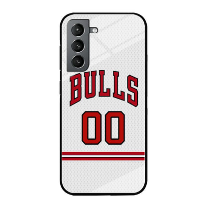 Chicago Bulls Red Line Jersey Samsung Galaxy S21 Plus Case-Oxvistore