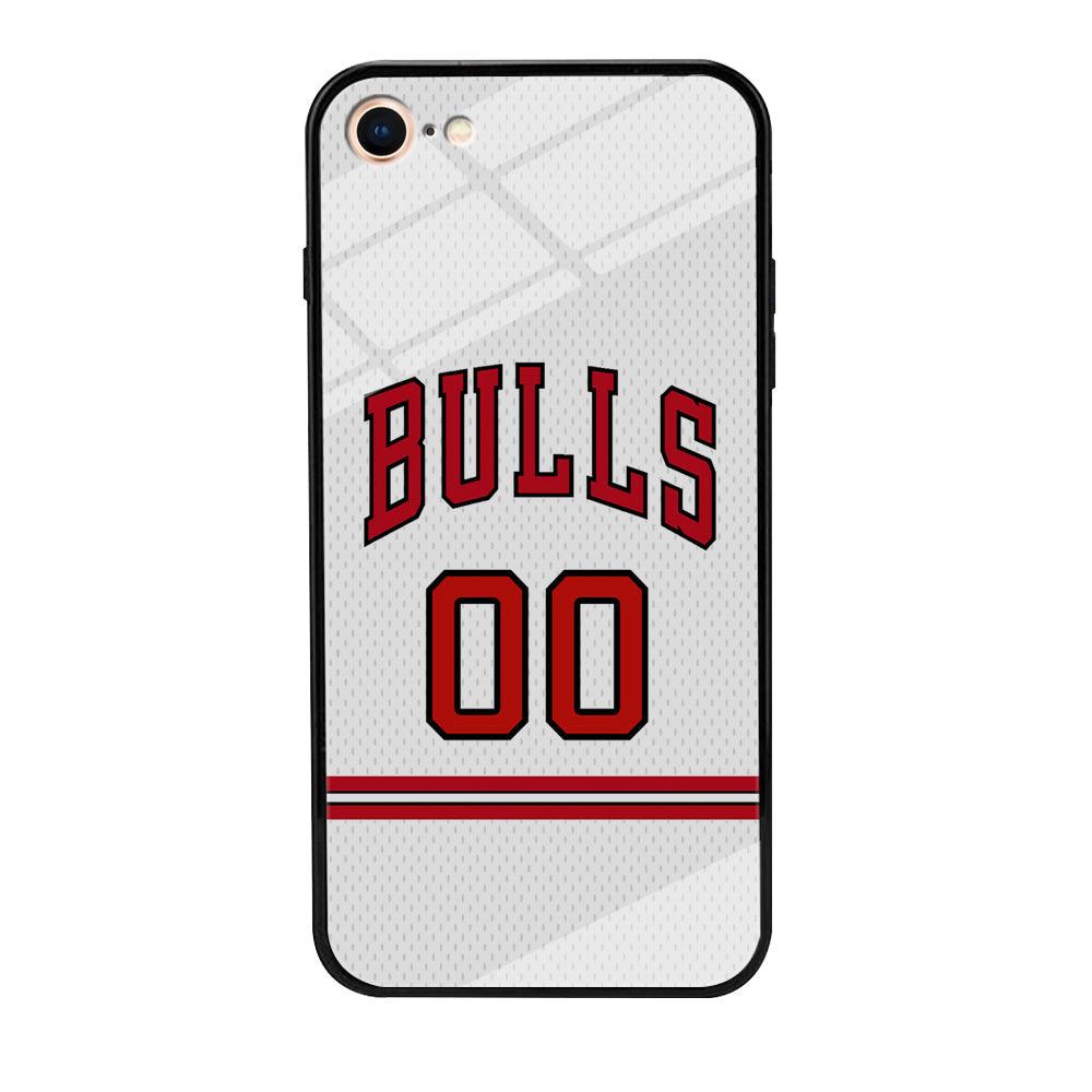 Chicago Bulls Red Line Jersey iPhone 8 Case-Oxvistore