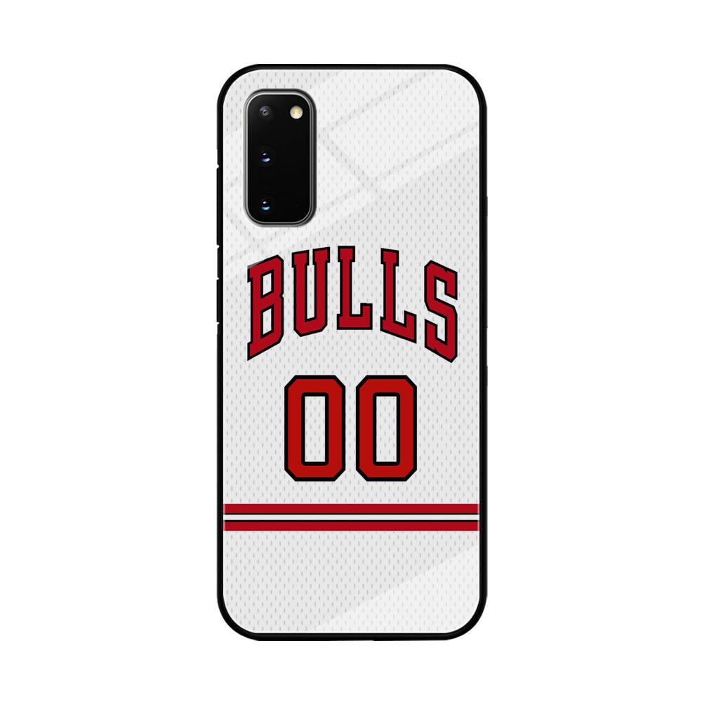 Chicago Bulls Red Line Jersey Samsung Galaxy S20 Case-Oxvistore