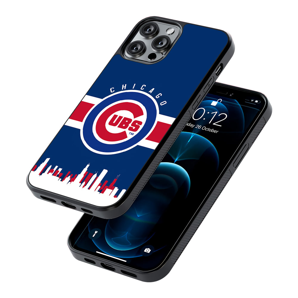 Chicago Cubs Logo 2D Rubber Phone Case