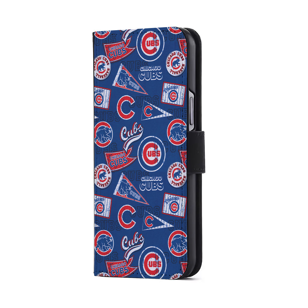 Chicago Cubs Retro Flip Wallet Phone Case