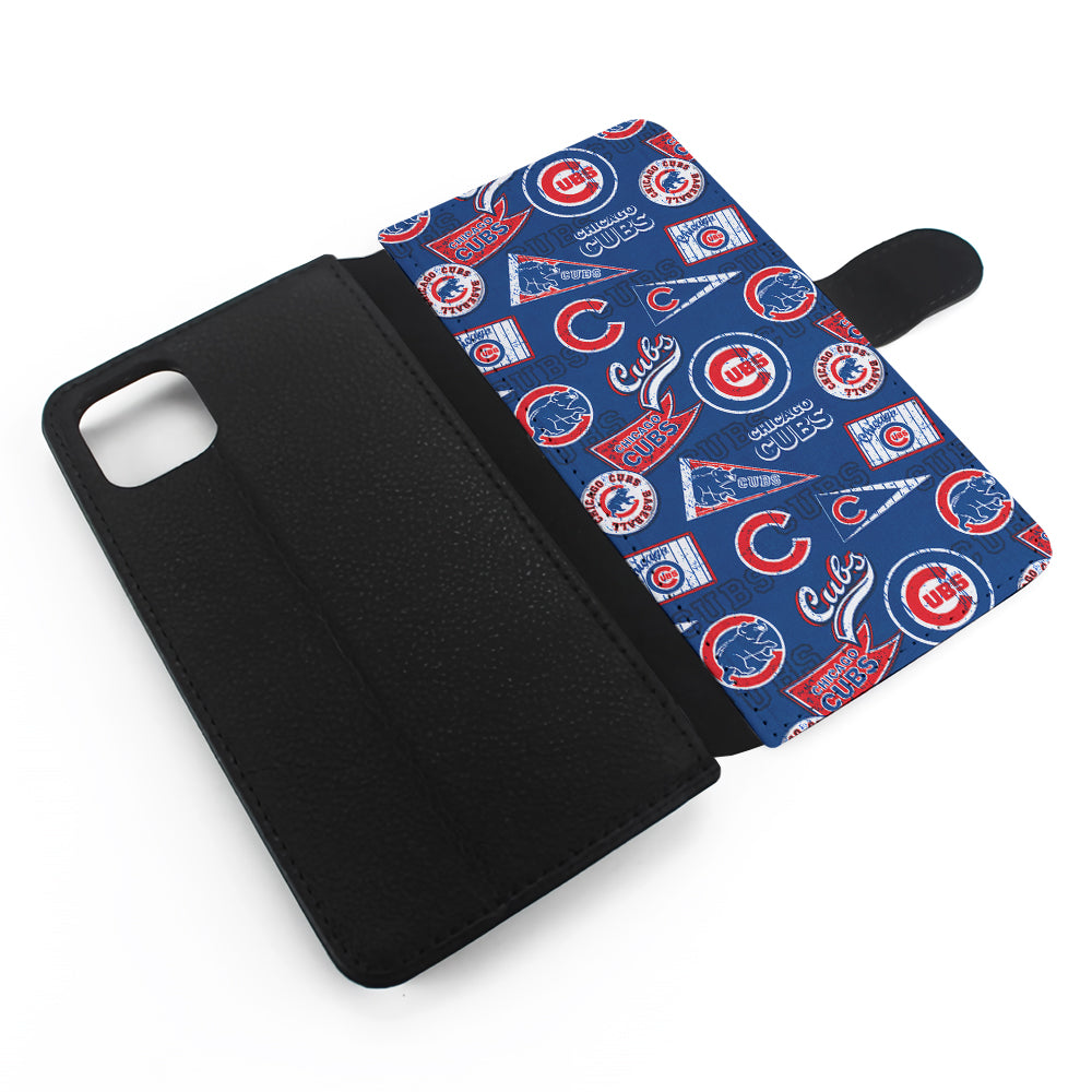 Chicago Cubs Retro Flip Wallet Phone Case