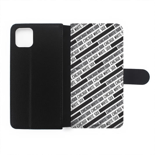 Chicago White Sox Pattern Flip Wallet Phone Case