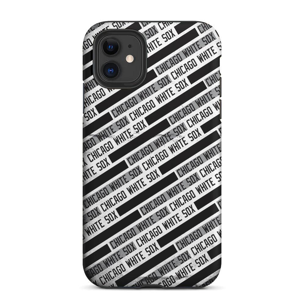 Chicago White Sox Pattern 2 in 1 Tough Phone Case-Oxvistore