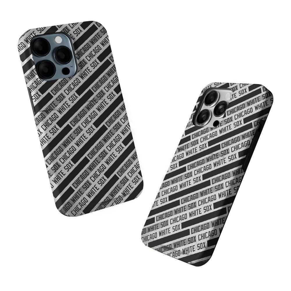 Chicago White Sox Pattern 2 in 1 Tough Phone Case-Oxvistore