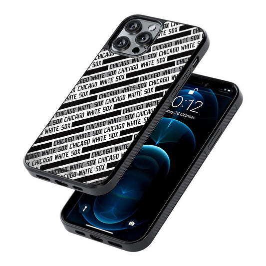 Chicago White Sox Pattern 2D Rubber Phone Case-Oxvistore