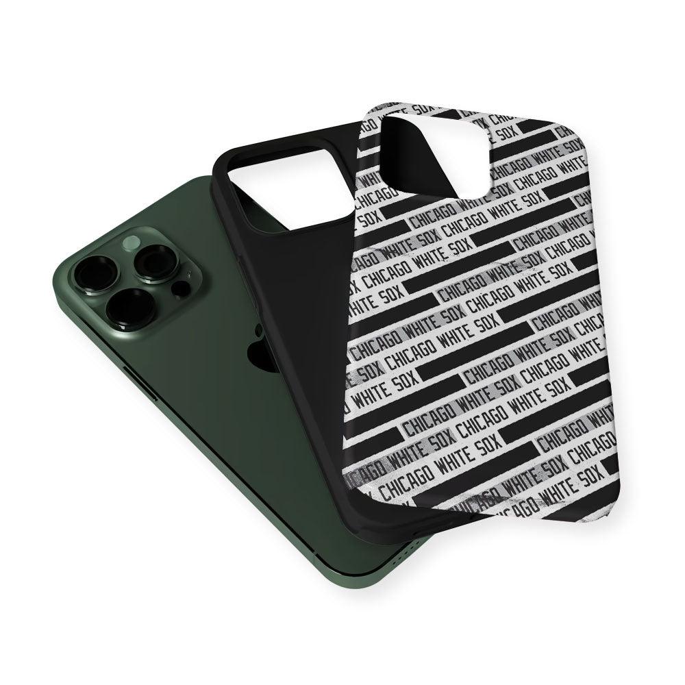 Chicago White Sox Pattern 2 in 1 Tough Phone Case-Oxvistore
