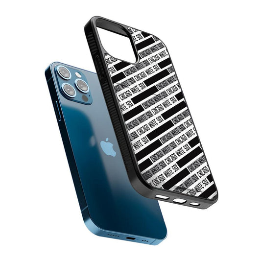 Chicago White Sox Pattern 2D Rubber Phone Case-Oxvistore