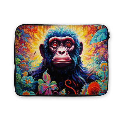 Chimpanzee Colorful Art Laptop Sleeve Protective Cover