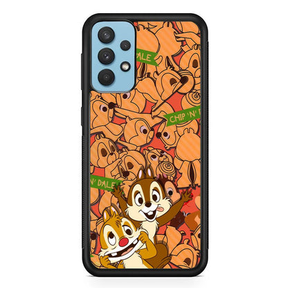 Chip N Dale Face of The Day Samsung Galaxy A32 Case-Oxvistore