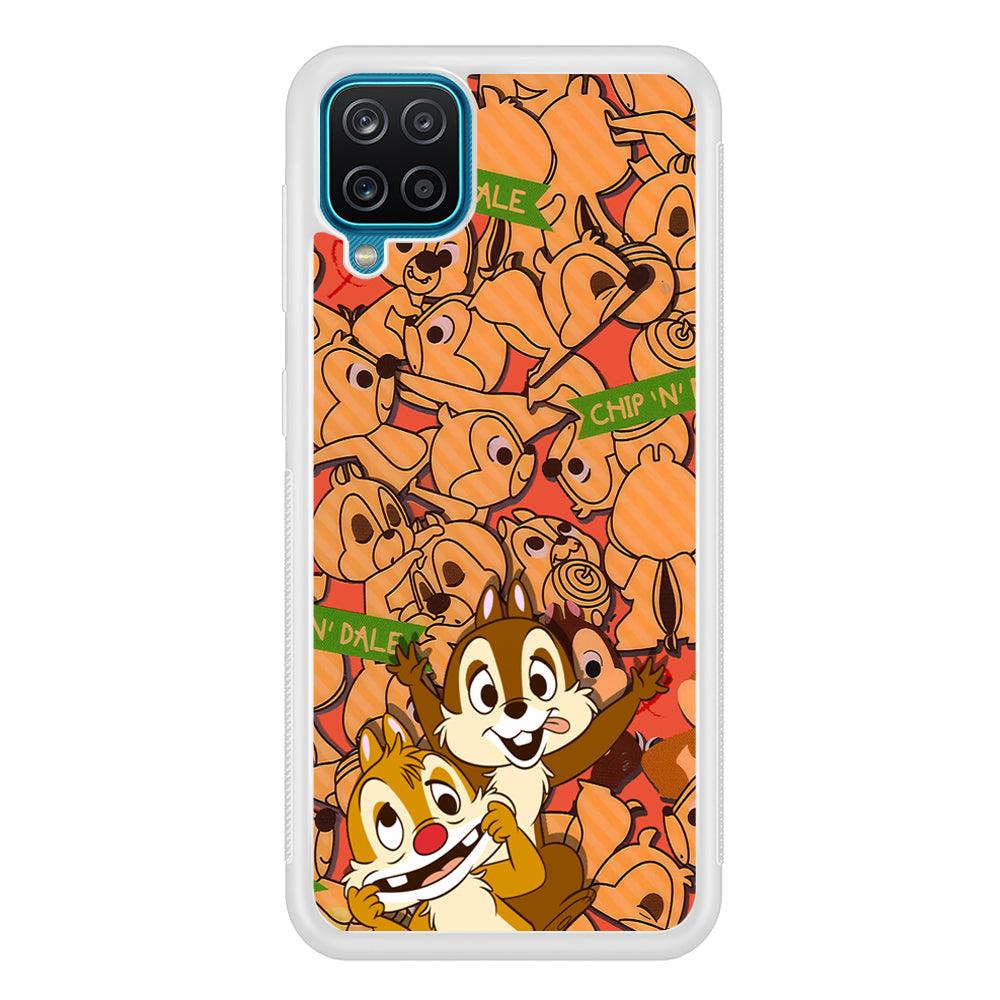 Chip N Dale Face of The Day Samsung Galaxy A12 Case-Oxvistore