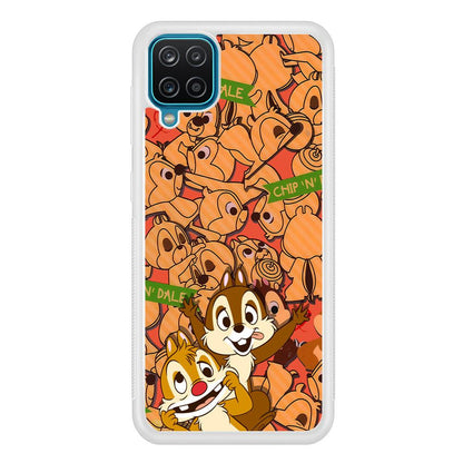 Chip N Dale Face of The Day Samsung Galaxy A12 Case-Oxvistore