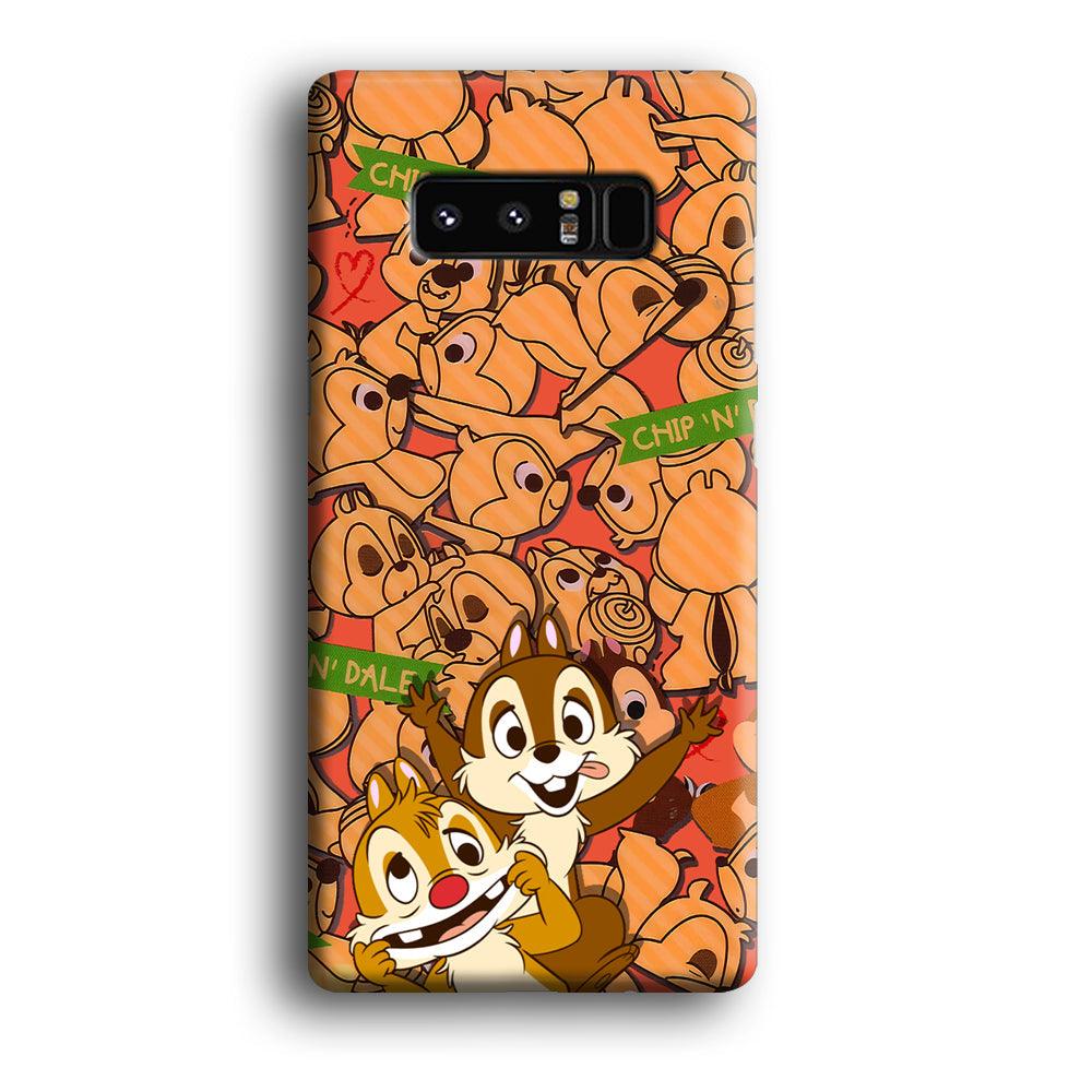 Chip N Dale Face of The Day Samsung Galaxy Note 8 Case-Oxvistore