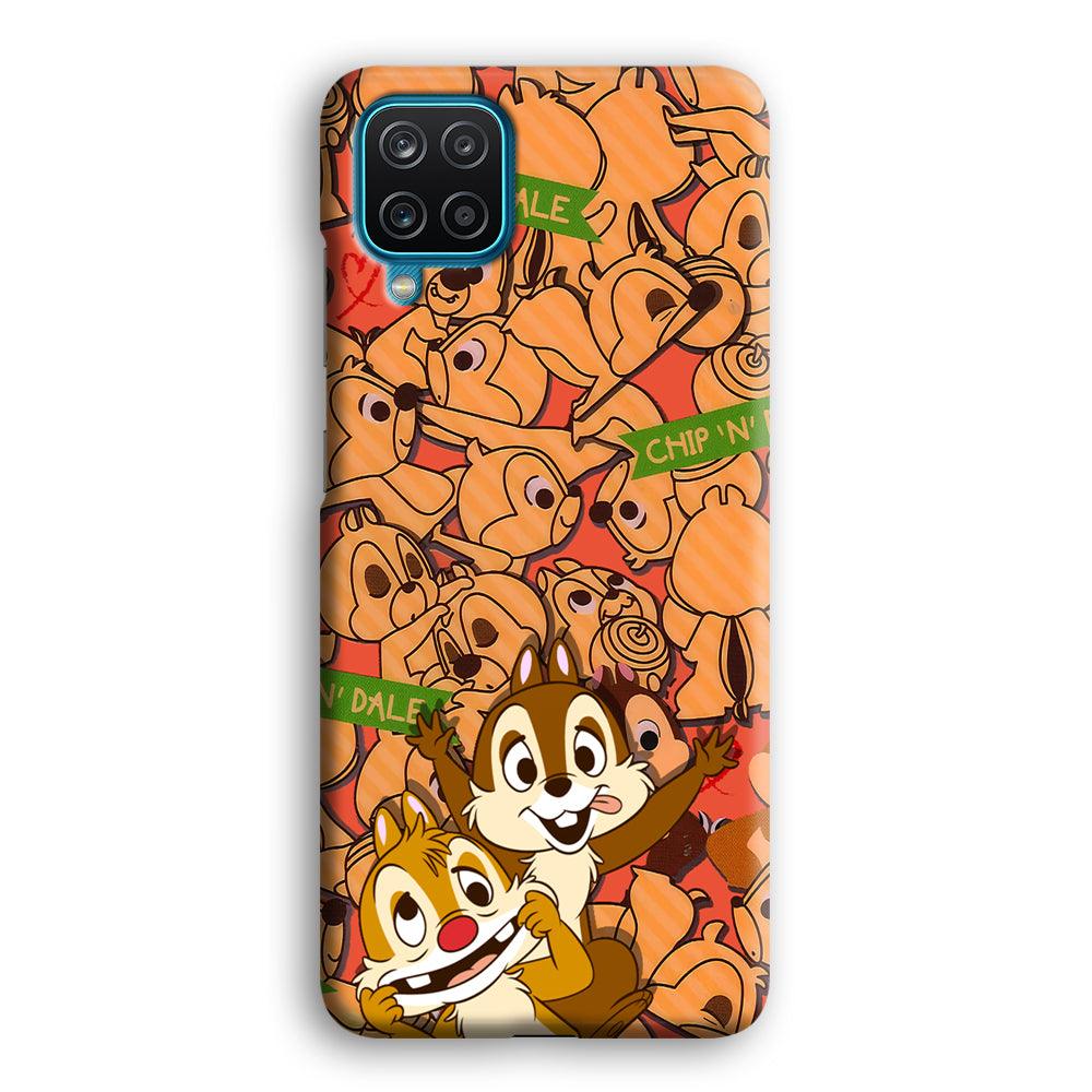 Chip N Dale Face of The Day Samsung Galaxy A12 Case-Oxvistore