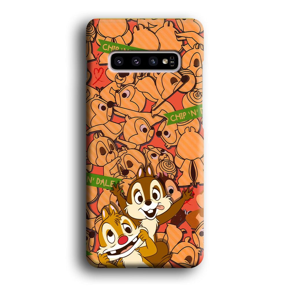 Chip N Dale Face of The Day Samsung Galaxy S10 Plus Case-Oxvistore