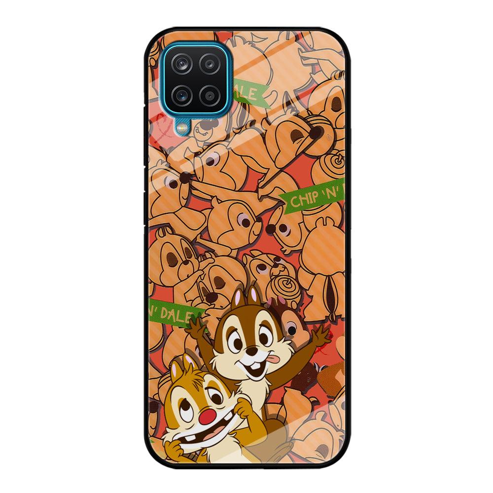 Chip N Dale Face of The Day Samsung Galaxy A12 Case-Oxvistore