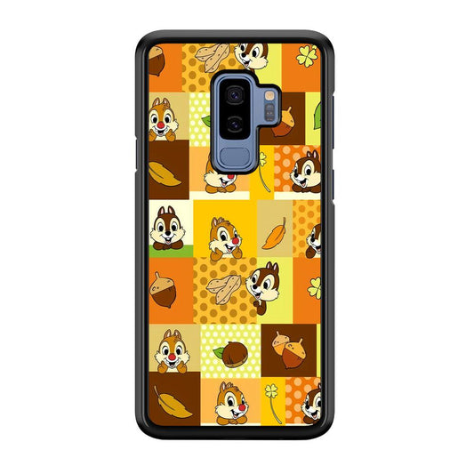 Chip N Dale Framing The Smiles Samsung Galaxy S9 Plus Case-Rubber Black (2D Case)-Oxvistore