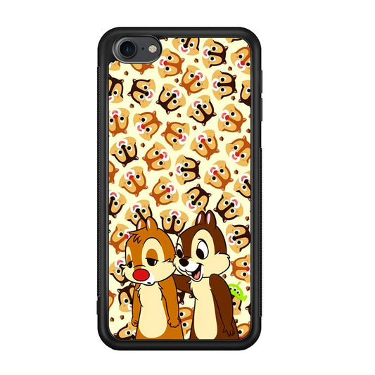 Chip N Dale Just True Friends iPod Touch 6 Case-Rubber Black (2D Case)-Oxvistore