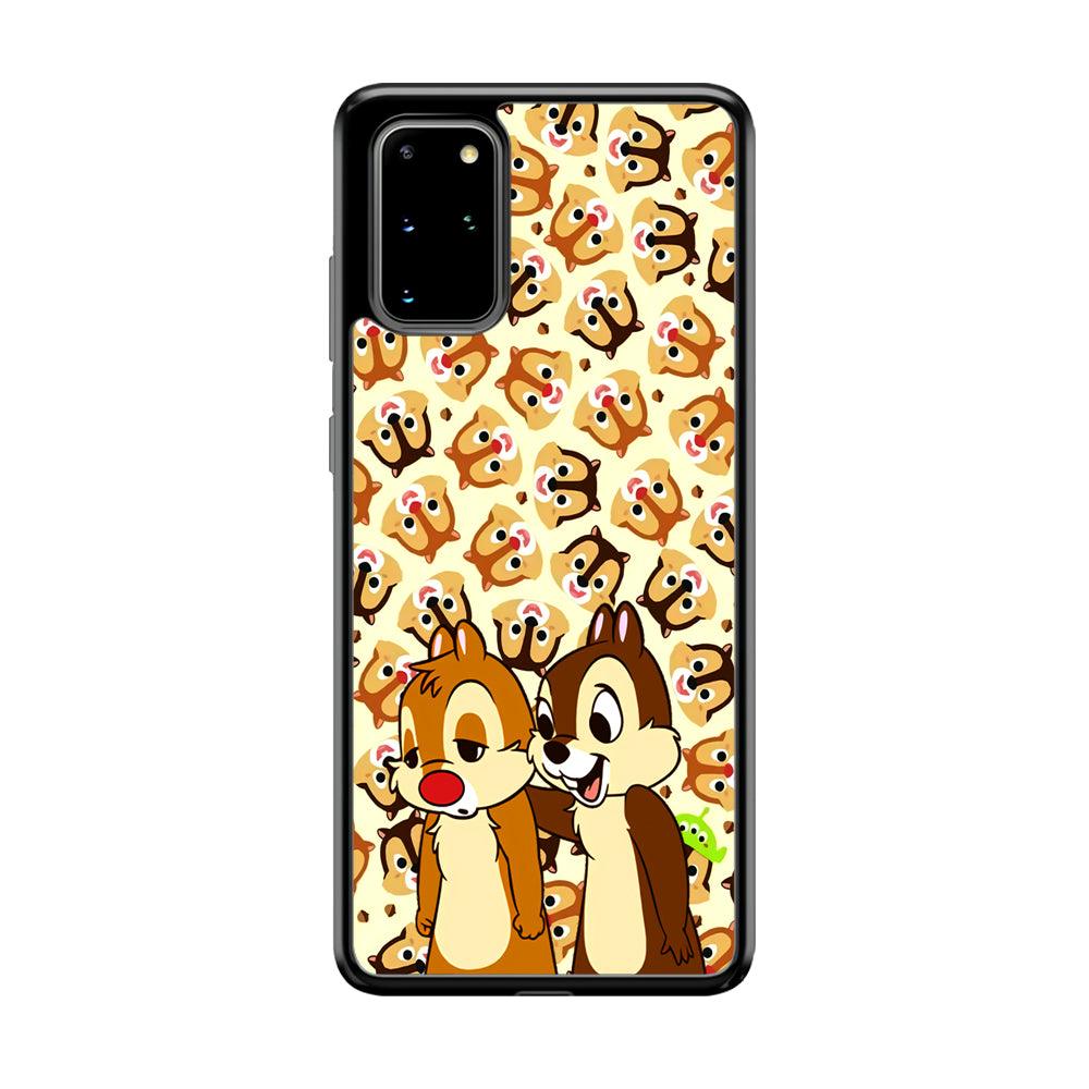 Chip N Dale Just True Friends Samsung Galaxy S20 Plus Case-Rubber Black (2D Case)-Oxvistore