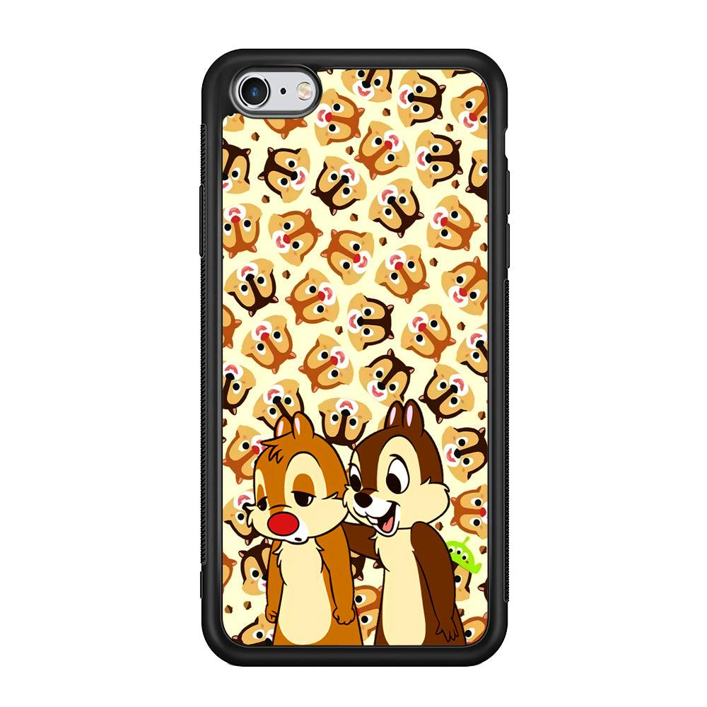 Chip N Dale Just True Friends iPhone 6 Plus | 6s Plus Case-Rubber Black (2D Case)-Oxvistore