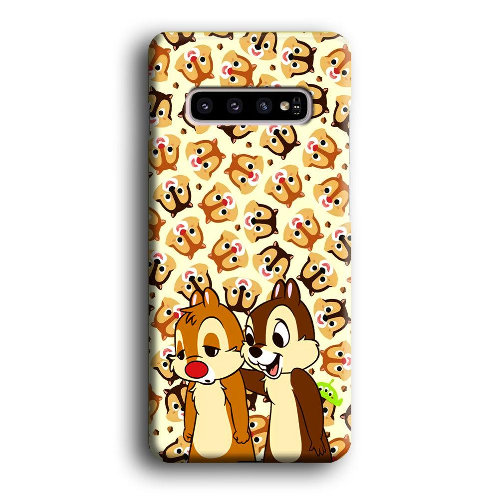 Chip N Dale Just True Friends Samsung Galaxy S10 Plus Case-Oxvistore