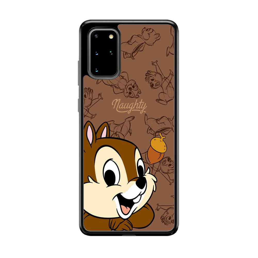 Chip N Dale Naughty Person Samsung Galaxy S20 Plus Case-Rubber Black (2D Case)-Oxvistore