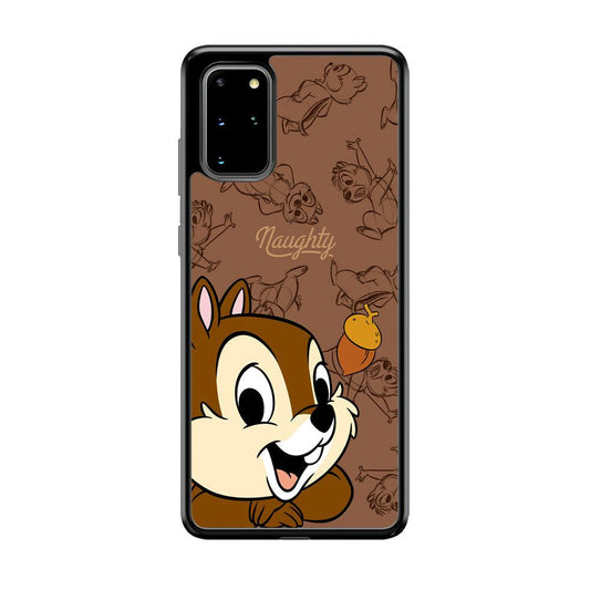Chip N Dale Naughty Person Samsung Galaxy S20 Plus Case-Rubber Black (2D Case)-Oxvistore