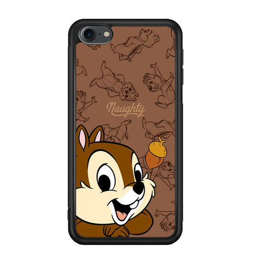 Chip N Dale Naughty Person iPod Touch 6 Case-Rubber Black (2D Case)-Oxvistore