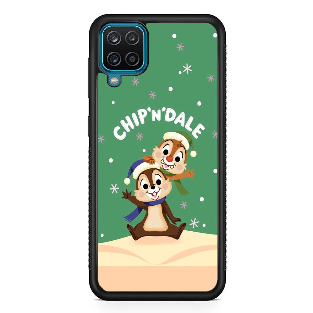 Chip N Dale Snow Night Samsung Galaxy A12 Case-Oxvistore