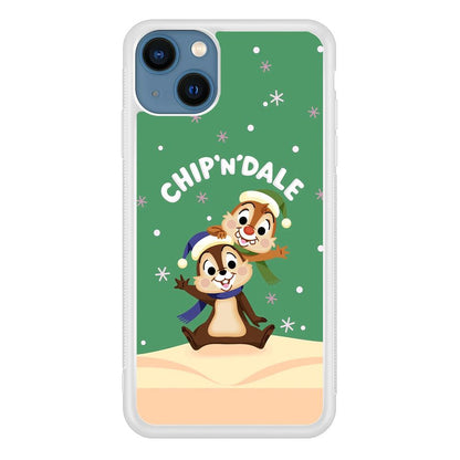 Chip N Dale Snow Night iPhone 15 Plus Case-Oxvistore