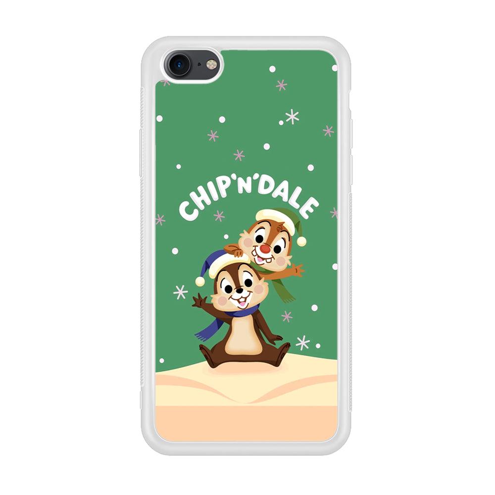 Chip N Dale Snow Night iPhone 8 Case-Oxvistore