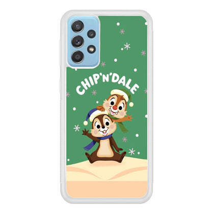 Chip N Dale Snow Night Samsung Galaxy A52 Case-Oxvistore