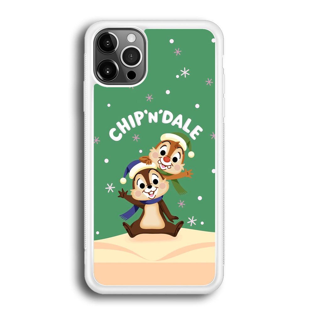 Chip N Dale Snow Night iPhone 12 Pro Case-Oxvistore