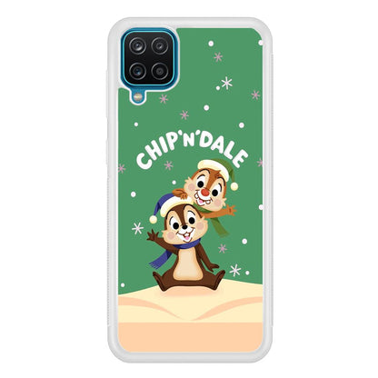 Chip N Dale Snow Night Samsung Galaxy A12 Case-Oxvistore