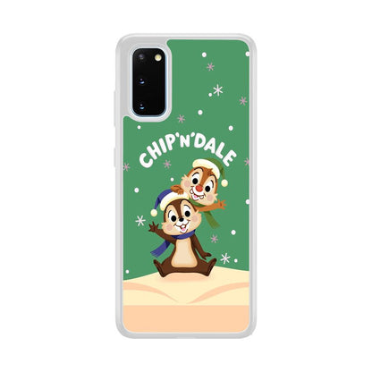 Chip N Dale Snow Night Samsung Galaxy S20 Case-Oxvistore